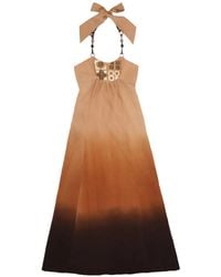 Fortela - Anfitrite Degradè Midi Dress - Lyst