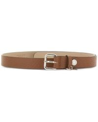 Gianni Chiarini - Logo-Charm Grained-Calf Leather Belt - Lyst
