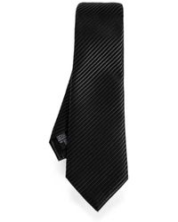 Giorgio Armani - Diagonal-Stripe Pointed Tie - Lyst