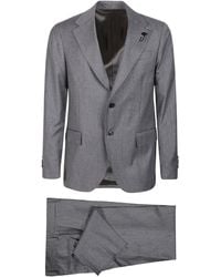 Lardini - ボタン ウールスーツ - Lyst