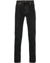 A.P.C. - Contrast-stitch Straight-leg Jeans - Lyst