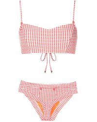 Amir Slama - Check-Print Bikini - Lyst