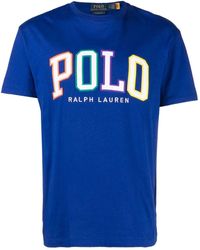 Polo Ralph Lauren - Camiseta con aplique del logo - Lyst
