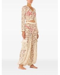 Palmacea - Amuna Crochet-Knit Cargo Pants - Lyst