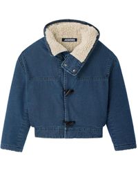 Jacquemus - Le Duffle De-Nimes Cropped Denim Jacket - Lyst