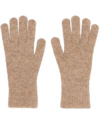 Claudie Pierlot - Handschuhe Aus Geripptem Strick - Lyst