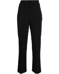 DKNY - High-Waisted Cropped Trousers - Lyst