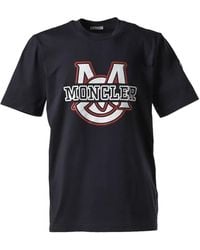 Moncler - Monogram-Print T-Shirt - Lyst