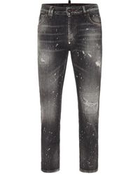 Philipp Plein - Paint-Splatter Distressed Jeans - Lyst