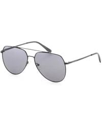 Calvin Klein - Double-Bridge Pilot-Frame Sunglasses - Lyst