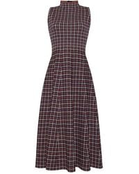 Cara Cara - Abito Midi Brice A Quadri - Lyst