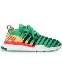 adidas - X Dragon Ball Z Eqt Support Mid Adv “Shenron” Sneakers - Lyst