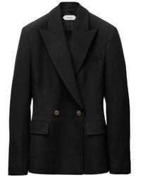 Versace - Wool Grain De Poudre Blazer - Lyst