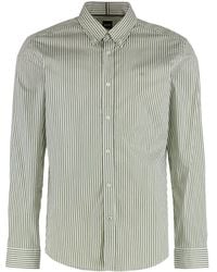BOSS - Slim-Fit Striped Oxford Shirt - Lyst