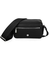 Lacoste - Langon Logo-Strap Zip-Up Messenger Bag - Lyst