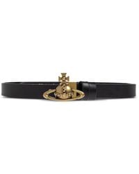 Vivienne Westwood - Orb Buckle Leather Belt - Lyst