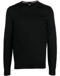 BOSS - Boss Crewneck Virgin Wool Jumper - Lyst
