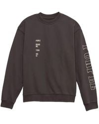 Purple Brand - Sudadera Relic con cuello redondo - Lyst
