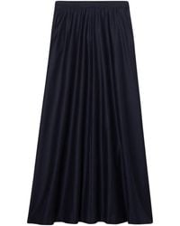 Brooks Brothers - Striped-Pattern Virgin-Wool Skirt - Lyst