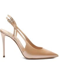 Casadei - Julia Samurai Strap Pointed Pumps - Lyst