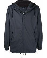 Rains - Chaqueta con capucha y cordones - Lyst