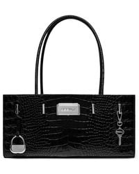 SEEN USERS - Aura Croc-Effect Shoulder Bag - Lyst