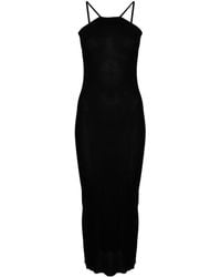 Rick Owens - Skorpio Fine-ribbed Maxi Dress - Lyst