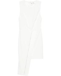Elisabetta Franchi - Waist-Detail Asymmetric Party Dress - Lyst