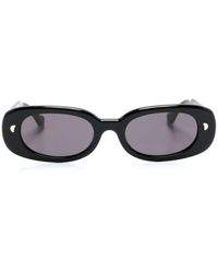Nanushka - Aliza Oval-frame Sunglasses - Lyst