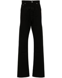 VTMNTS - Logo-embroidered Straight-leg Jeans - Lyst