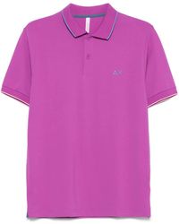 Sun 68 - Contrast-Trim Polo Shirt - Lyst