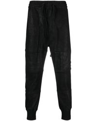 FREI-MUT - Poke Drawstring-waist Leather Trousers - Lyst