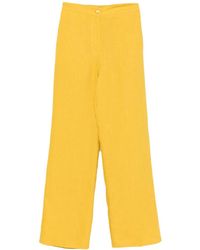 ViCOLO - Pressed-Crease Wide-Leg Trousers - Lyst
