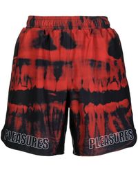 Pleasures - Shorts mit Batik-Print - Lyst
