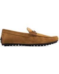 Tod's - T-Ring Suede Loafers - Lyst