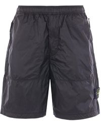 Stone Island - Zip-Pockets Shorts - Lyst