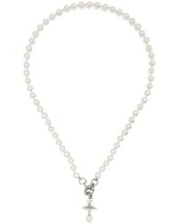 Vivienne Westwood - Aleksa Orb Pearl Necklace - Lyst