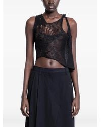 Halo - Open Knit Tank Top - Lyst