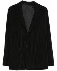 Homme Plissé Issey Miyake - Plissé Single-Breasted Blazer - Lyst