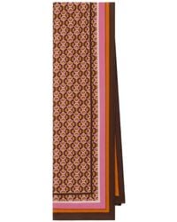 Maliparmi - Geometric-Print Silk Scarf - Lyst