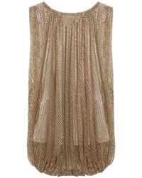 Sportmax - Mesh Sleeveless Top - Lyst