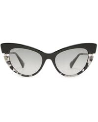 Max Mara - Lunettes De Vue À Monture Papillon En Acétate - Lyst