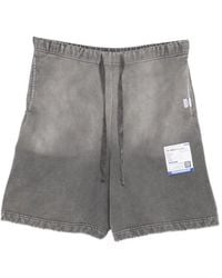 Maison Mihara Yasuhiro - Sun-Faded Like Distressed Sweat Shorts - Lyst