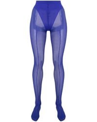 Wolford - X Mugler Panty Met Mesh Vlakken - Lyst