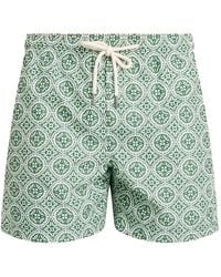 Peninsula - Montecristo Geometric-Print Swim Trunks - Lyst