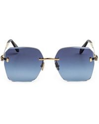 BVLGARI - Serpenti Geometric-Frame Sunglasses - Lyst
