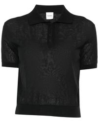 Nanushka - Ceneca Fine-Knitted Polo Shirt - Lyst