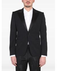 McQueen - Single-Breasted Peak-Lapel Blazer - Lyst
