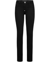 Philipp Plein - Logo-Patch Jeggings - Lyst