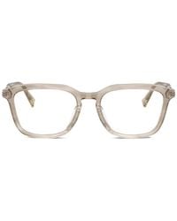 Brunello Cucinelli - Brille Mit Eckigem Gestell - Lyst